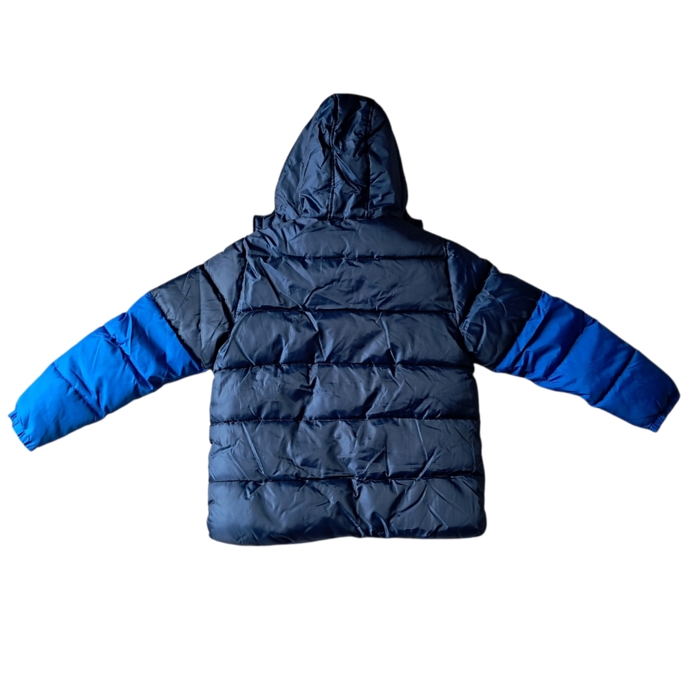 iXtreme Boys Puffer Jacket Blue Orange Hooded Winter Warm Coat XL - Picture 6 of 12